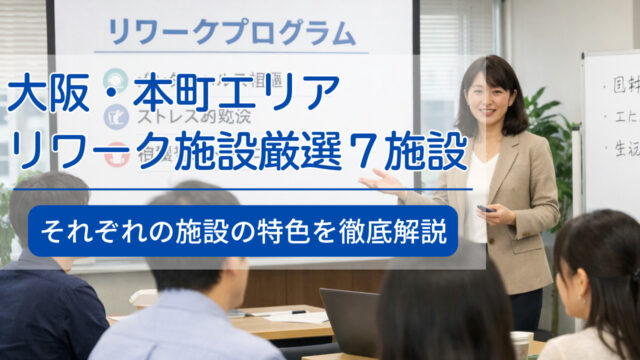大阪・本町エリア リワーク施設厳選７施設紹介